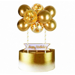 Topper BALL BALLONS Tortenaufleger