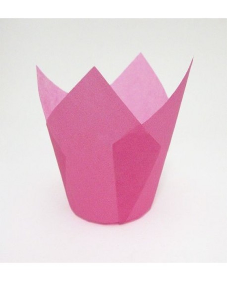 cupcake cases tulips FUCHSIA 180 pcs