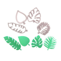 Foremki EB Liście tropikalne 4 szt monstera