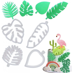 Foremki EB Liście tropikalne 4 szt monstera