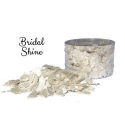 Białe płatki jadalne CC Bridal Shine brokat