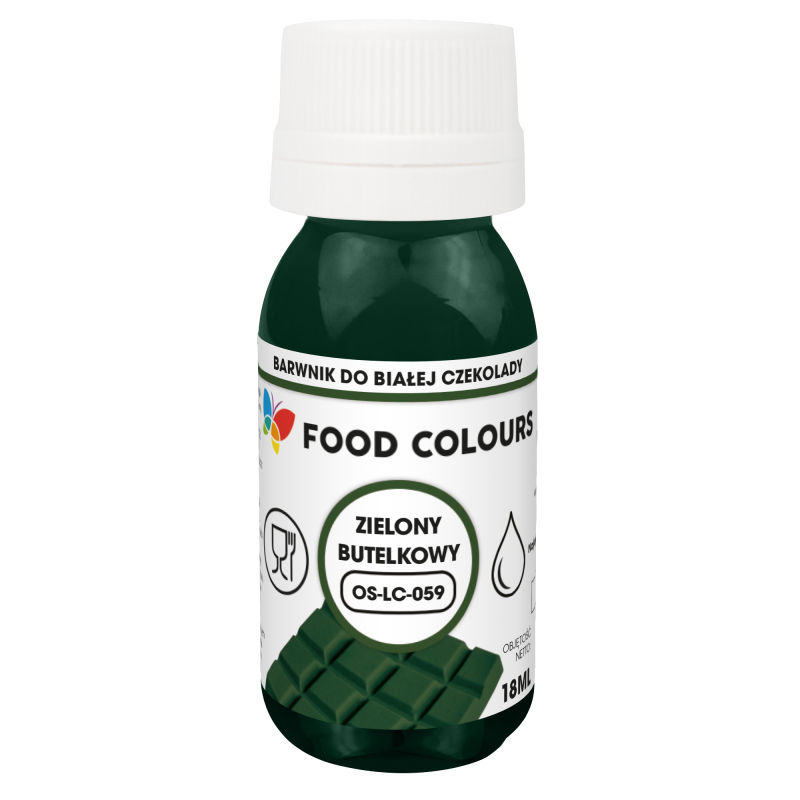 Food Colours olejové barvivo 18ml láhev zelená
