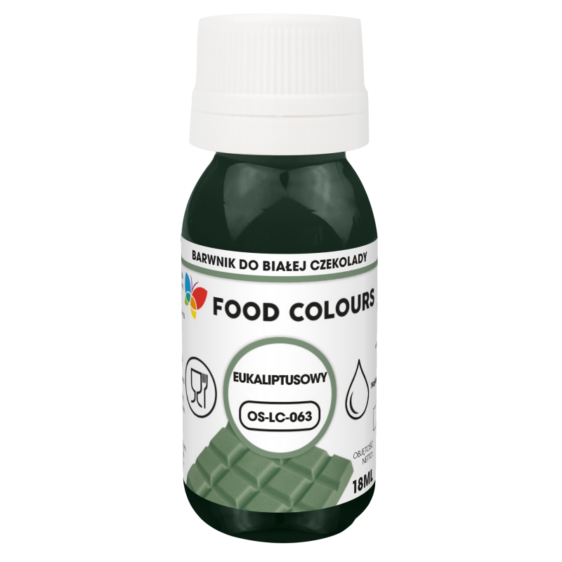 Barwnik olejowy Food Colours 18ml Eukaliptusowy