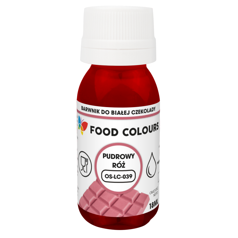 Barwnik olejowy Food Colours 18ml Pudrowy Róż