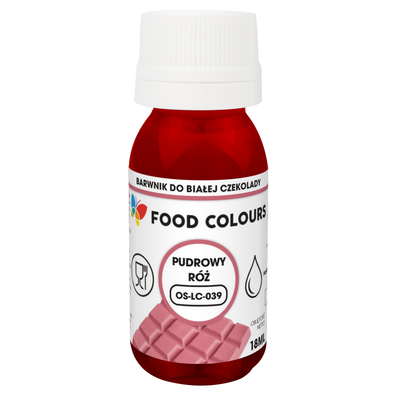 Food Colours olejové farbivo 18ml práškové ružové