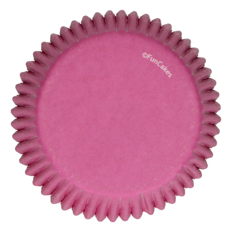 FC cupcake liners 48 pcs FUCHSIA dark pink