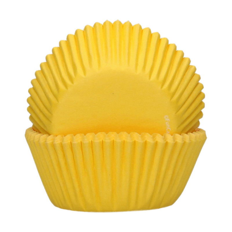 Формочки для кексів FC 48 шт. ЖОВТІ