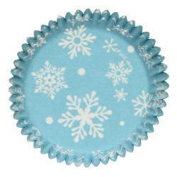 Papilotki FC 48 szt FROZEN śnieżynki