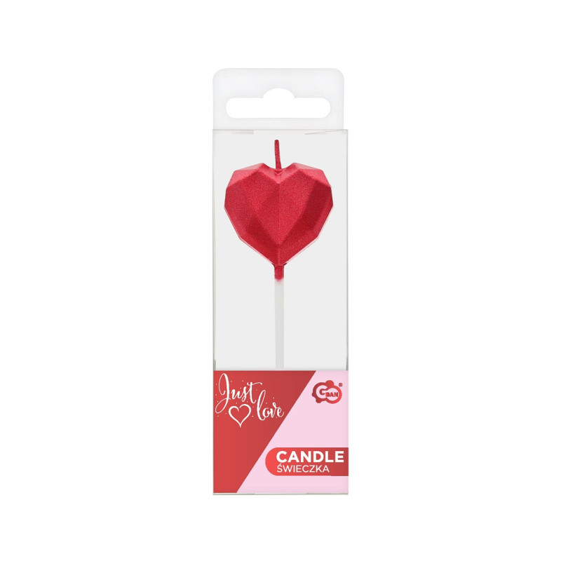 Numeral candle Neon 0 Ombre 4.5 cm