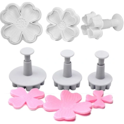Culpitt stamping punches 4 pcs. Blossom flowers
