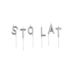 Świeczki urodzinowe 10 szt. ZŁOTE GŁADKIE