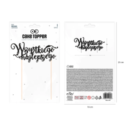 Alles Gute zum Geburtstag Gold Brokat Tortenaufleger