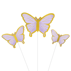 toppery BUTTERFLY Pickers Fialové 10 ks
