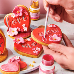 Farbka Fun Cakes Metaliczna CZERWONA 30ml