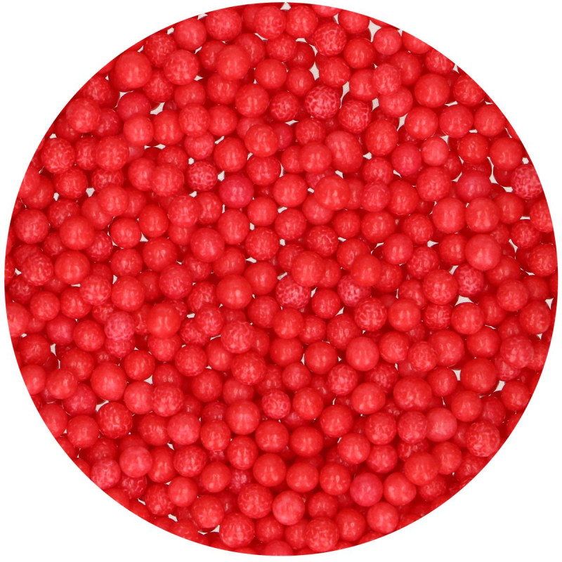 FC sypání ČERVENÉ PERLIČKY SOFT 4mm