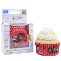 Papilotki PME 30 szt Harry Potter Czerwone
