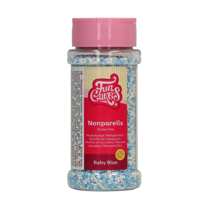 Посипка Fun Cakes 80 г ДРІБНІ КУЛЬКИ СИНІЙ Baby Blue