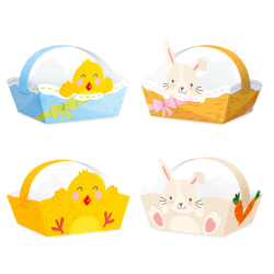 Halloween candy baskets 4 pcs. Pumpkins Bags Halloween candy baskets 4 pcs. Pumpkins Bags