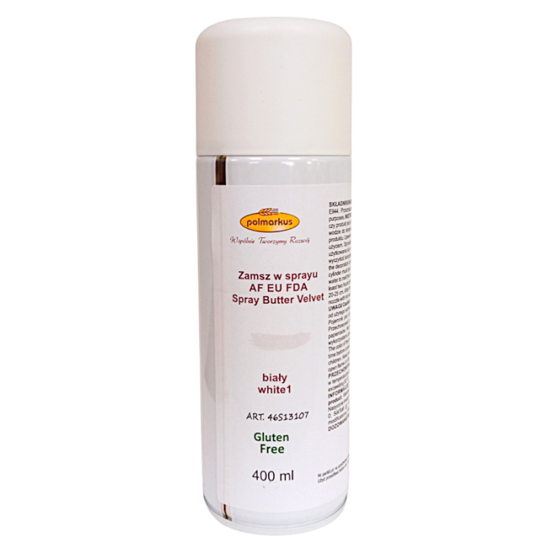 WHITE food colouring spray 250 ml