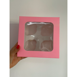 Packung für 12 Cupcakes WHITE 28x28 x 5 Stück.