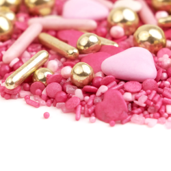 Słodki Bufet LOVELY PINK sprinkles 90g