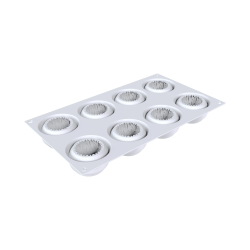 Forma silikonowa 3D Silikomart KIKU 70 8 gniazd monoporcje
