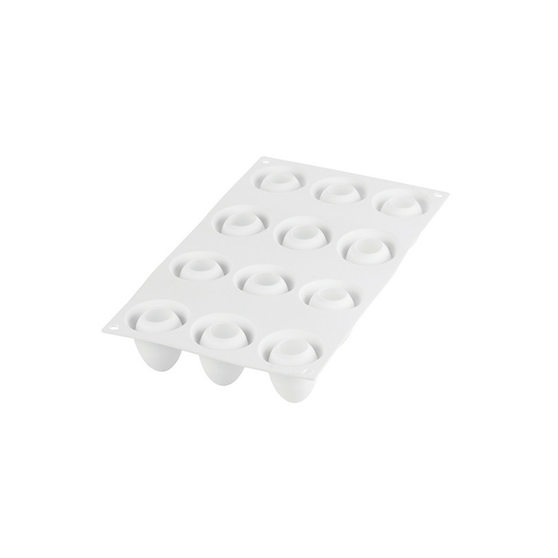 Forma silikonowa 3D Silikomart EGG 30 Jajka 12 gniazd monoporcje