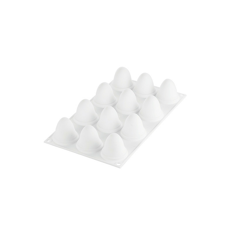Forma silikonowa 3D Silikomart EGG 30 Jajka 12 gniazd monoporcje