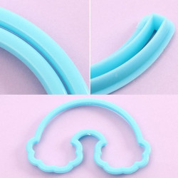 Decora Regenbogen und Wolkenform 2 Stück