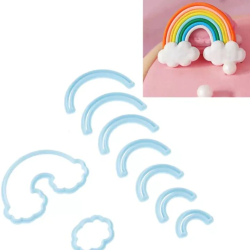 Decora Regenbogen und Wolkenform 2 Stück Decora Regenbogen und Wolkenform 2 Stück