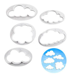 Decora Regenbogen und Wolkenform 2 Stück