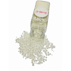 Sprinkler It! White Rain 100g biele posypky
