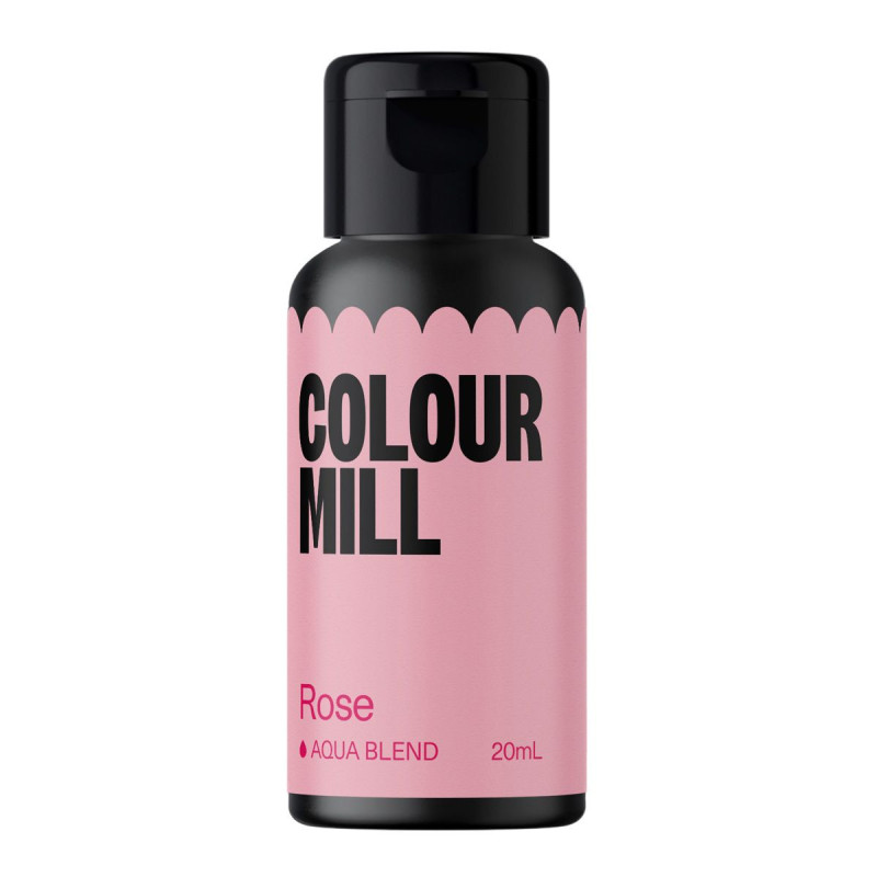 Barwnik Colour Mill Aqua Blend 20ml do lukru, bez, makaroników ROSE