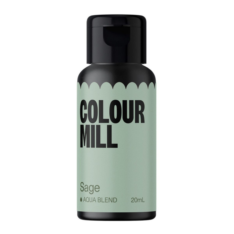 Barwnik Colour Mill Aqua Blend 20ml do lukru, bez, makaroników SAGE