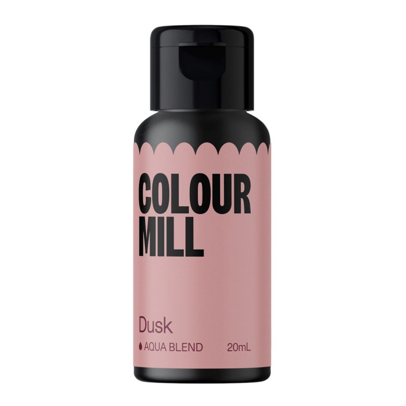 Barwnik Colour Mill Aqua Blend 20ml do lukru, bez, makaroników DUSK Pudrowy