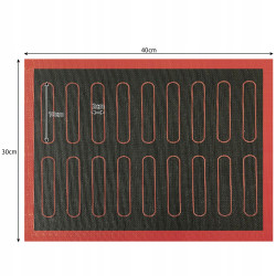 Perforierte Matte für Eclairs, Puffs Silikomart Perforierte Matte für Eclairs, Puffs Silikomart