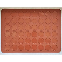 Силіконовий килимок для макаронів 48 штук Macaroons_