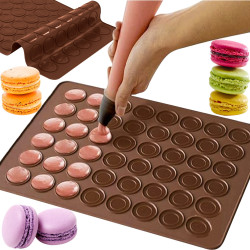 Silikonmatte für Macarons 48 Stück. Macarons Silikonmatte für Macarons 48 Stück. Macarons
