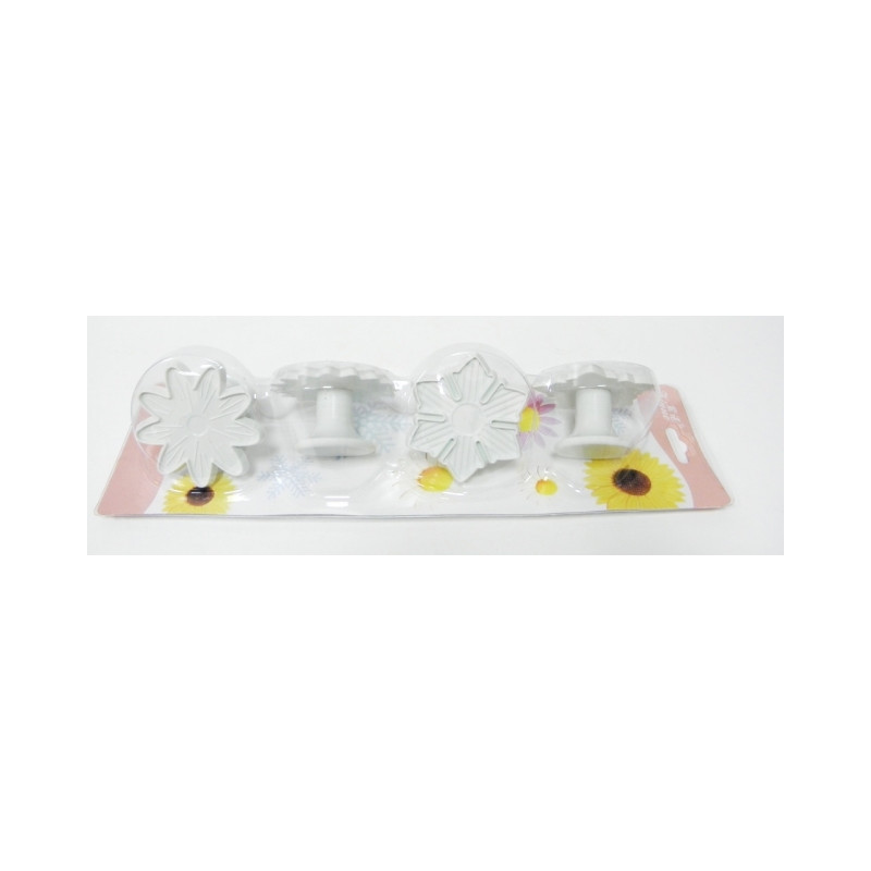 4 db nagy virágvágó 6 cm