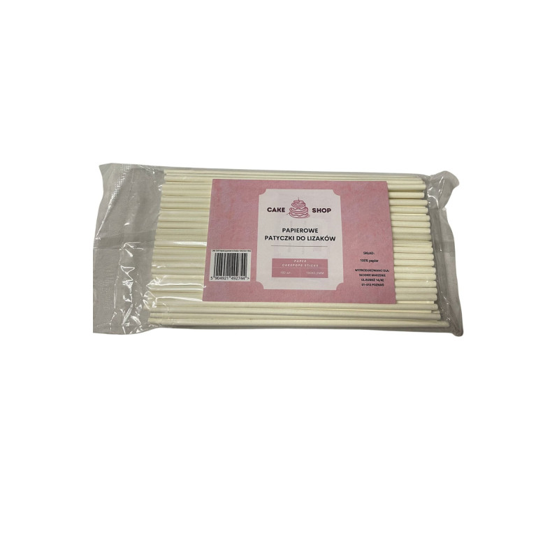 PC lollipop sticks 15 cm - 100 paper pcs