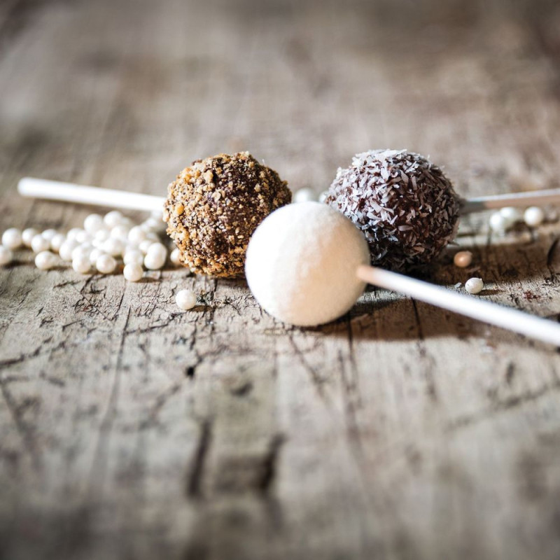 PC lollipop sticks 15 cm - 100 paper pcs