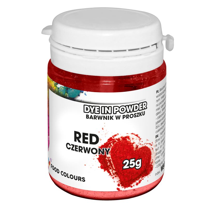 Food colouring powder RED 25 g Food Colours