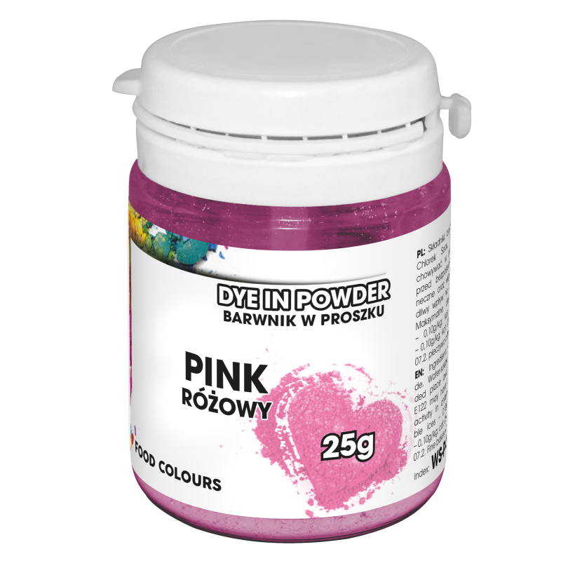 Food Colours powder food colour pink 25g