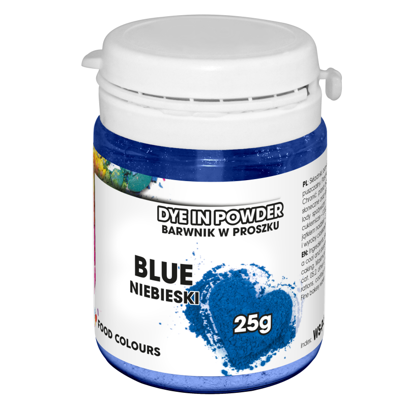 Lebensmittelfarbpulver BLAU 25 g Lebensmittelfarben