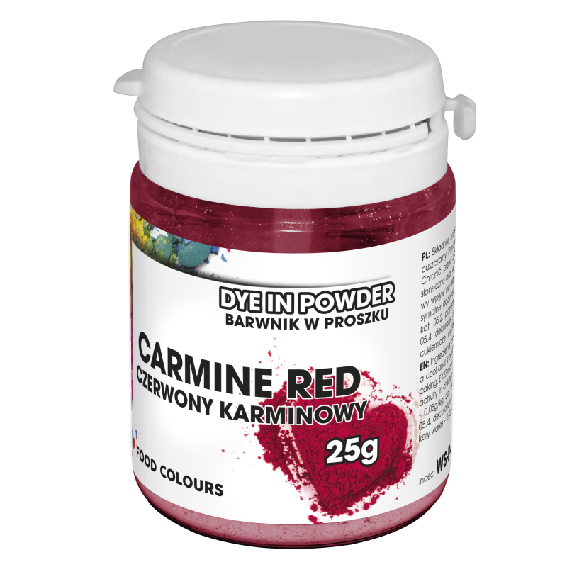 Lebensmittelfarben Rotes Kümmelpulver 25 g Lebensmittelfarben