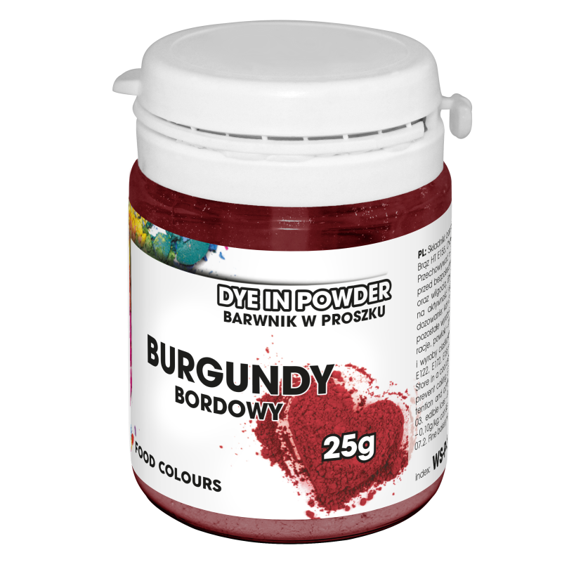 Food colouring powder Bordeaux 25 g Food Colours