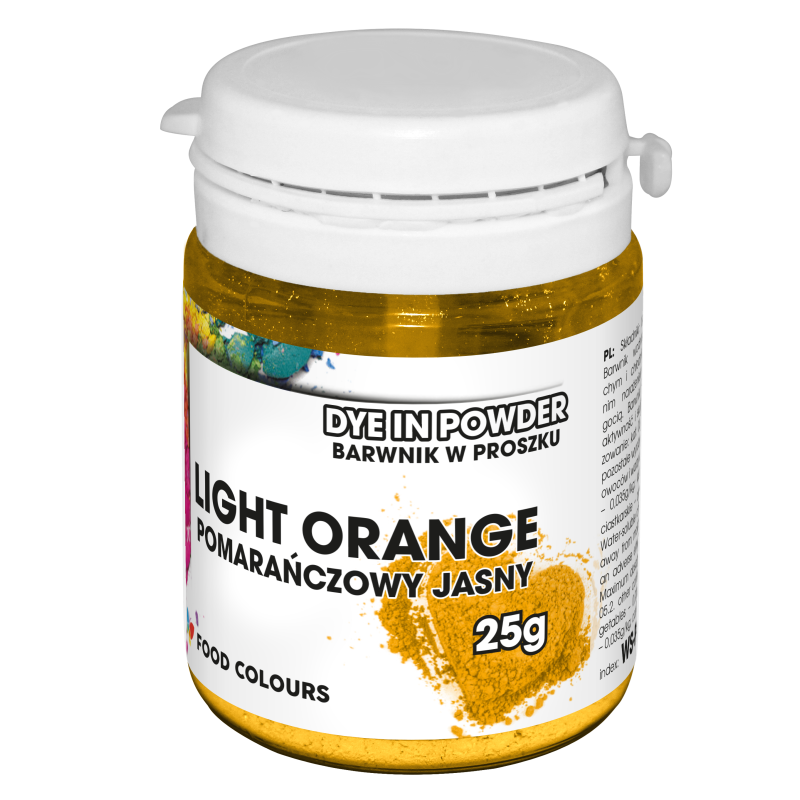 ORANGE Farbstoffpulver 25 g Lebensmittelfarben