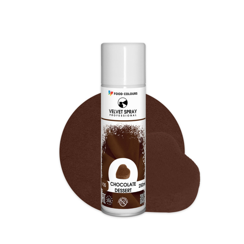 Велюровый спрей FC шоколадом темная 250 ml