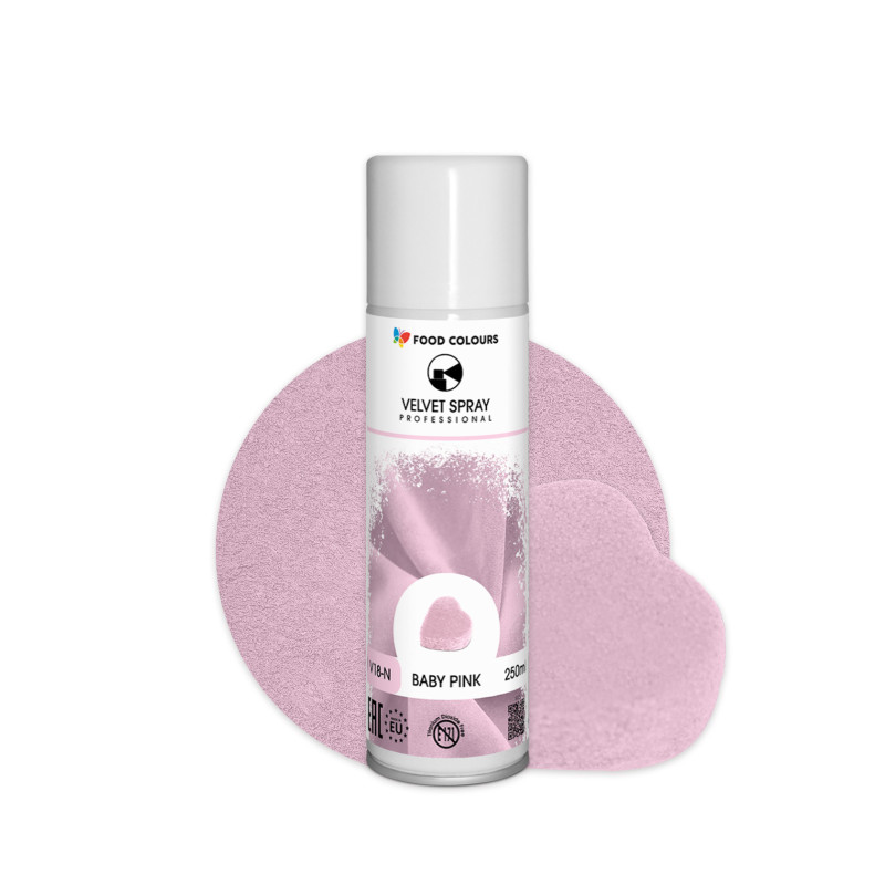 Lebensmittelfarben BABY PINK Spray 250 ml Hellrosa