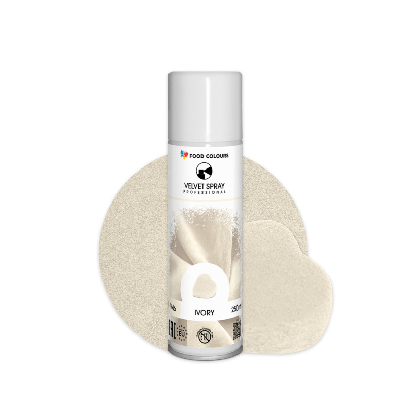 ZAMSZ w sprayu Lebensmittelfarben IVORY 250 ml